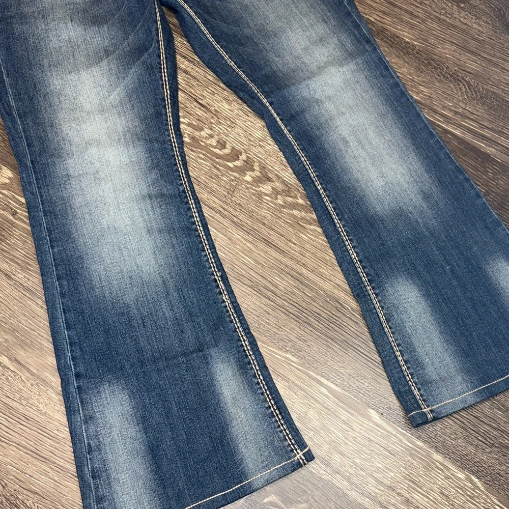 Cello Embroidered Beaded Flare leg Jeans Size:30x30